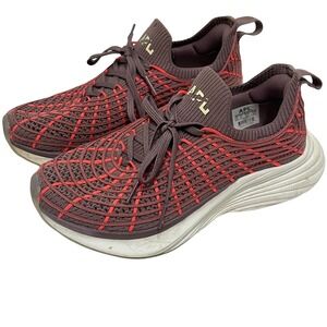 APL Women's Athletic Sneakers in Burgundy with Red Accents